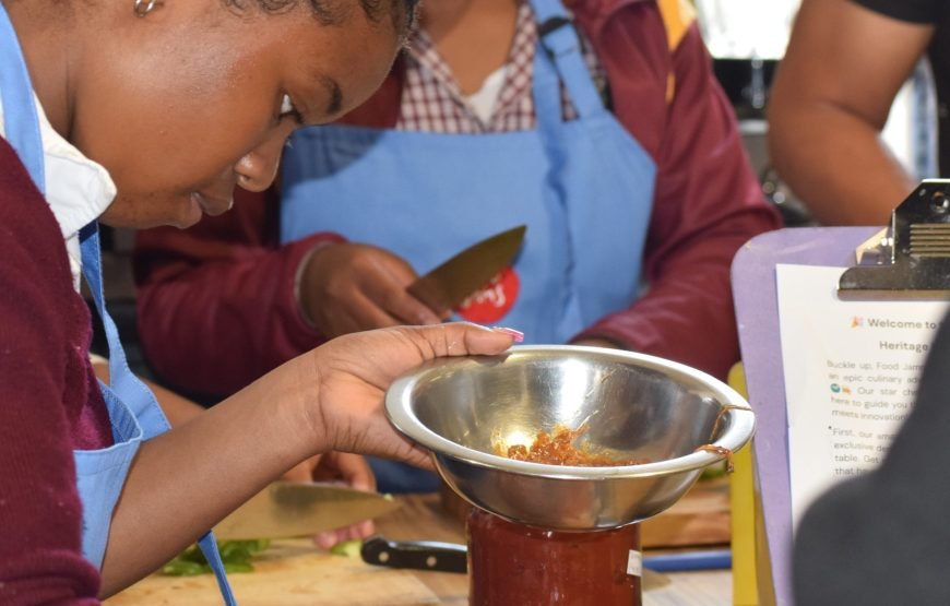 Cooking with the local families in Khayelitsha  (Cape Town TownShip)